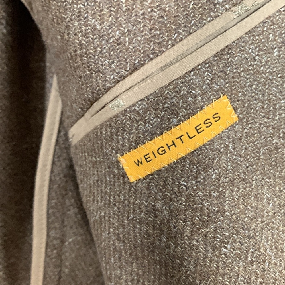 Hickey Freeman NEW Weightless T Model 120 Years Light Brown 2 Button Blazer - Picture 5 of 16
